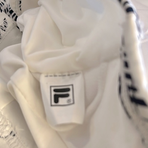 NWOT Women’s Fila Blue & White Fiji Print Foul Line Court Dress Size Small - Picture 11 of 12